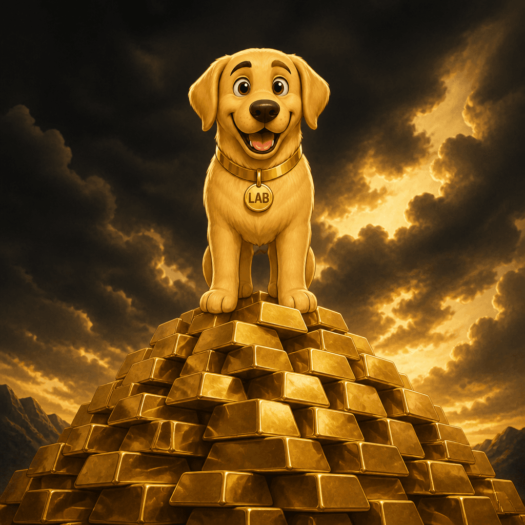 Gold Mountain — Retrieving Gold ($LAB) Golden Retriever artwork