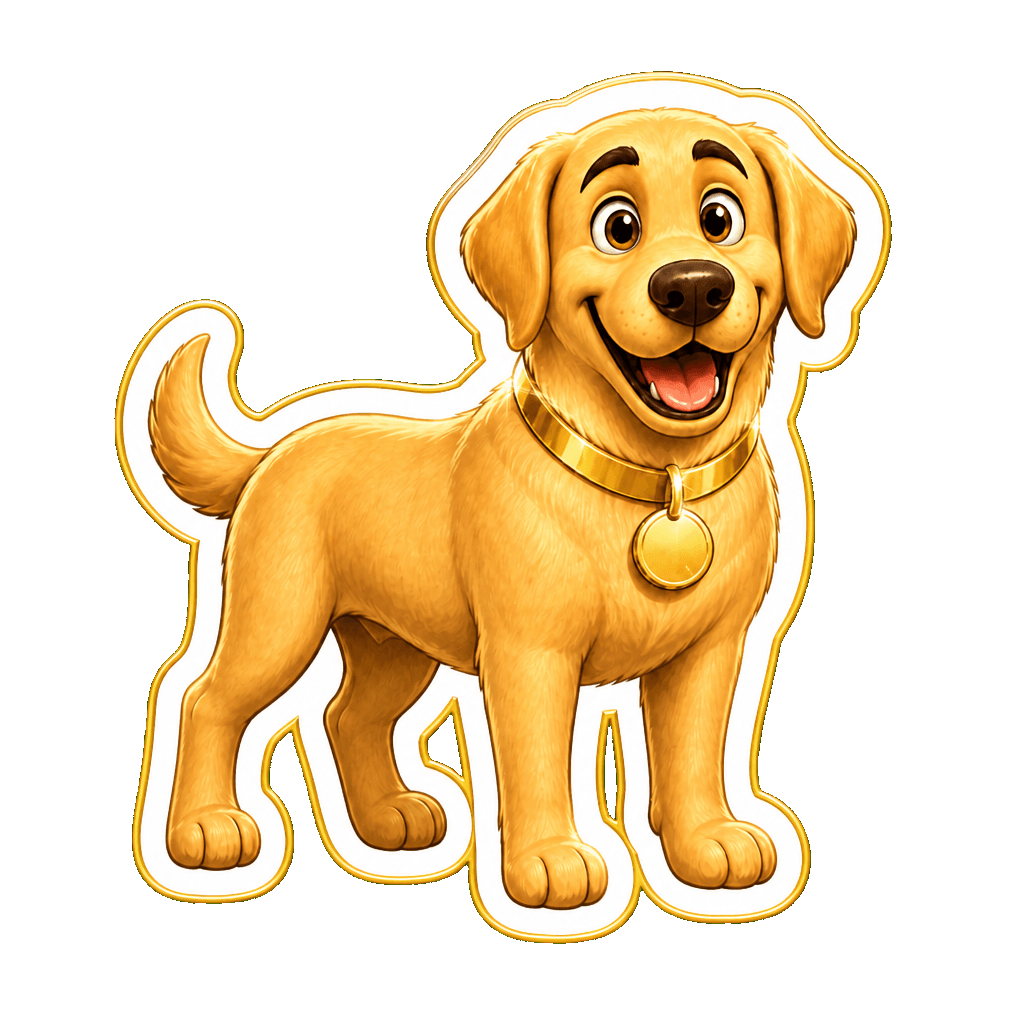 GOLD FOUND sticker — Retrieving Gold