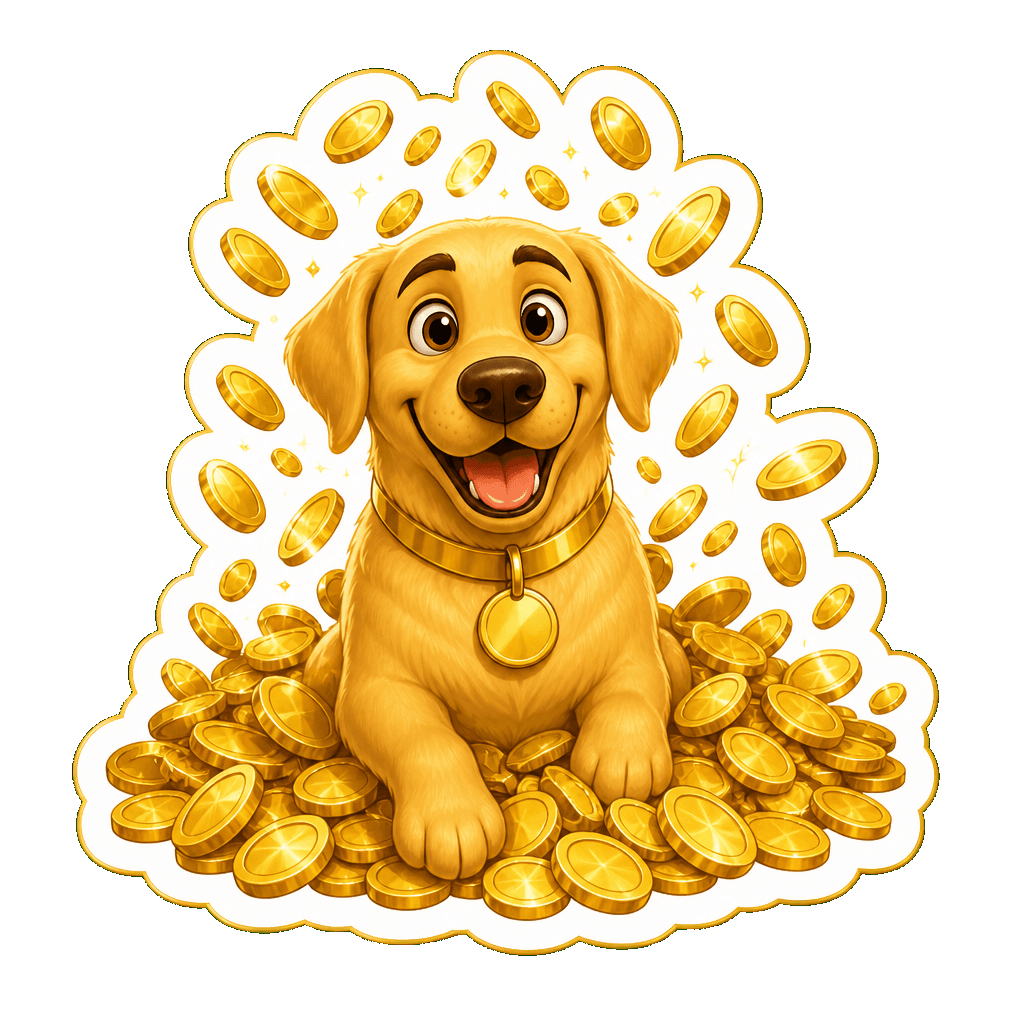 MORE GOLD sticker — Retrieving Gold
